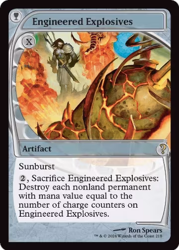 Engineered Explosives (Future Sight) (218), Mystery Booster 2 — Magic card price