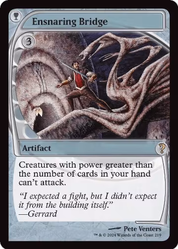 Ensnaring Bridge (Future Sight) (219), Mystery Booster 2 — Magic card price