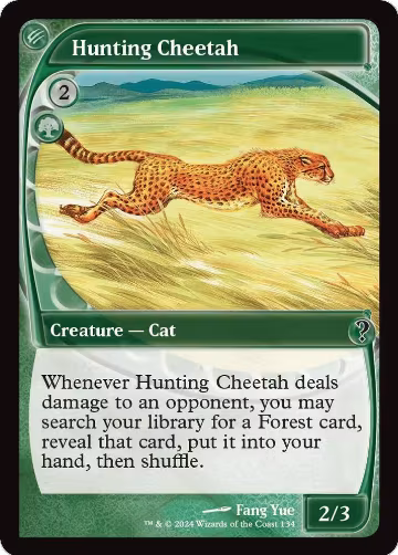 Hunting Cheetah (Future Sight) (134), Mystery Booster 2 — Magic card price
