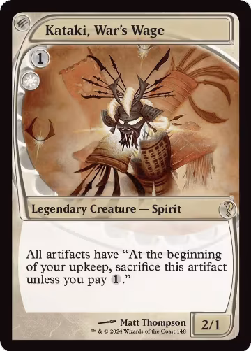 Kataki, War's Wage (Future Sight) (148), Mystery Booster 2 — Magic card price