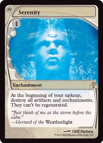 Serenity (Future Sight) (152), Mystery Booster 2 — Magic card price