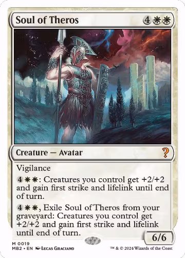 Soul of Theros (White Border) (19), Mystery Booster 2 — Magic card price