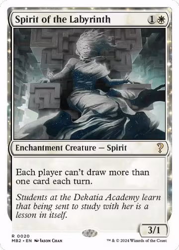 Spirit of the Labyrinth (White Border) (20), Mystery Booster 2 — Magic card price
