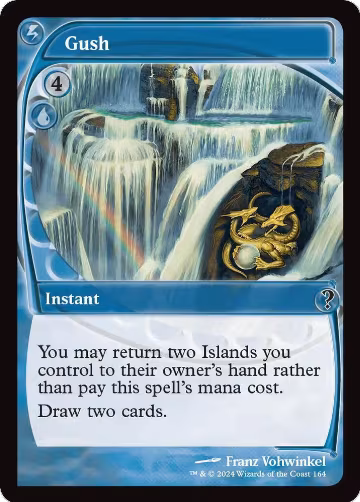Gush (Future Sight) (164), Mystery Booster 2 — Magic card price