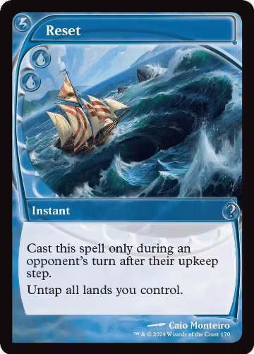Reset (Future Sight) (170), Mystery Booster 2 — Magic card price
