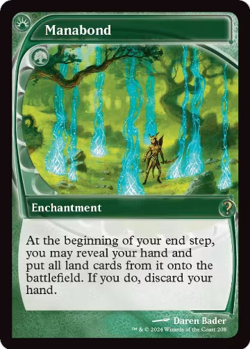 Manabond (Future Sight) (208), Mystery Booster 2 — Magic card price