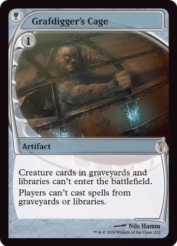 Grafdigger's Cage (Future Sight) (222), Mystery Booster 2 — Magic card price