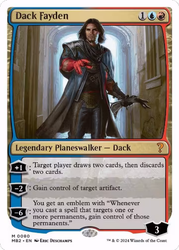 Dack Fayden (White Border) (80), Mystery Booster 2 — Magic card price