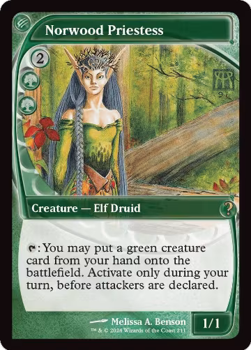 Norwood Priestess (Future Sight) (211), Mystery Booster 2 — Magic card price