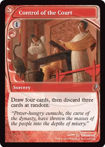 Control of the Court (Future Sight) (189), Mystery Booster 2 — Magic card price