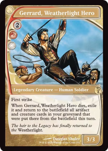 Gerrard, Weatherlight Hero (Future Sight) (251), Mystery Booster 2 — Magic card price