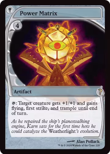 Power Matrix (Future Sight) (229), Mystery Booster 2 — Magic card price