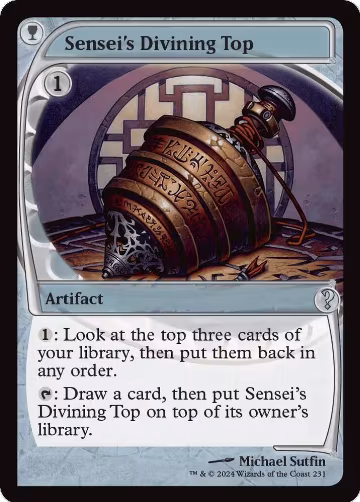 Sensei's Divining Top (Future Sight) (231), Mystery Booster 2 — Magic card price