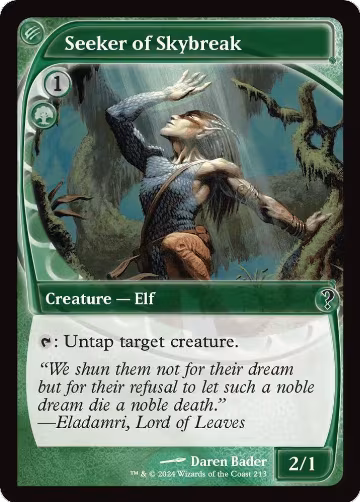 Seeker of Skybreak (Future Sight) (213), Mystery Booster 2 — Magic card price