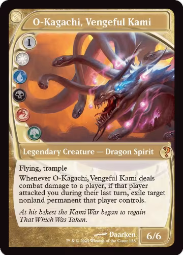 O-Kagachi, Vengeful Kami (Future Sight) (138), Mystery Booster 2 — Magic card price