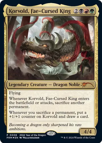 Korvold, Fae-Cursed King (Year of the Dragon 2024) (6) — card price
