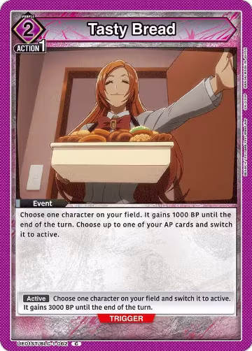 Tasty Bread (UE01ST/BLC-1-062), BLEACH: Thousand-Year Blood War Starter Deck — Union Arena card price