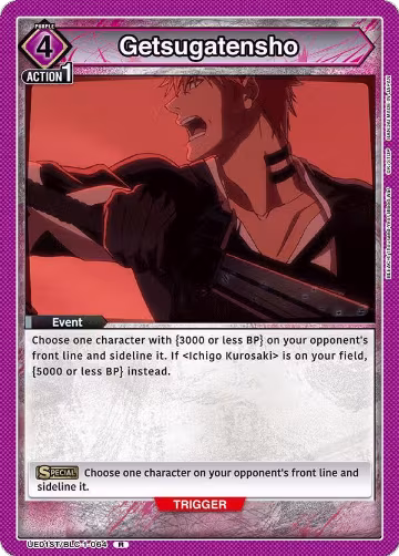 Getsugatensho (UE01ST/BLC-1-064), BLEACH: Thousand-Year Blood War Starter Deck — Union Arena card price