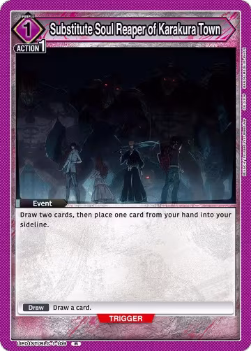 Substitute Soul Reaper of Karakura Town (UE01ST/BLC-1-109), BLEACH: Thousand-Year Blood War Starter Deck — Union Arena card price