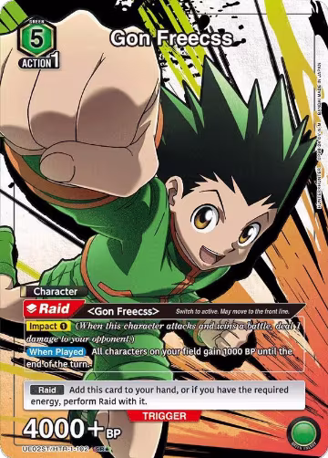 Gon Freecss (102) (SR*) (UE02ST/HTR-1-102) — card price