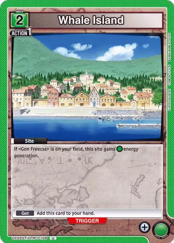 Whale Island (UE02ST/HTR-1-108), HUNTER X HUNTER Starter Deck — Union Arena card price