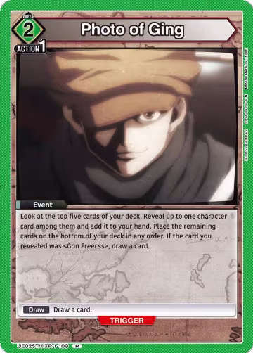 Photo of Ging (UE02ST/HTR-1-109), HUNTER X HUNTER Starter Deck — Union Arena card price