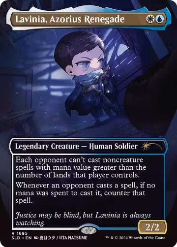 Lavinia, Azorius Renegade (Rainbow Foil) (1685), Secret Lair Drop Series — Magic card price