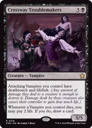 Crossway Troublemakers (518), Foundations — Magic card price