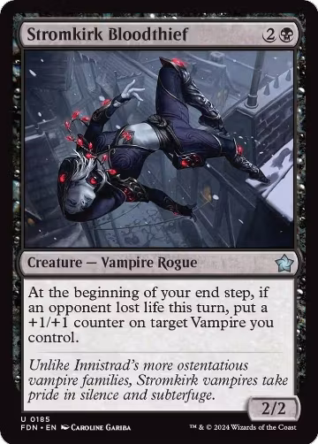Stromkirk Bloodthief (185), Foundations — Magic card price