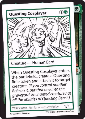 Questing Cosplayer, Mystery Booster 2 Playtest Cards — Magic card price