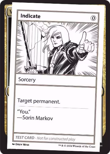 Indicate — card price