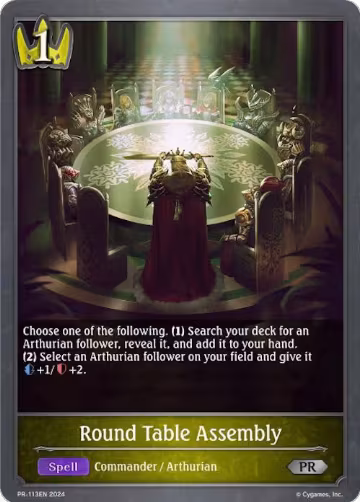 Round Table Assembly (PR-113EN), Shadowverse: Evolve Promo Cards — Shadowverse card price