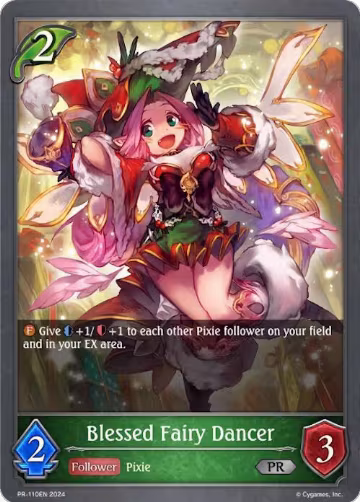 Blessed Fairy Dancer (PR-110EN), Shadowverse: Evolve Promo Cards — Shadowverse card price