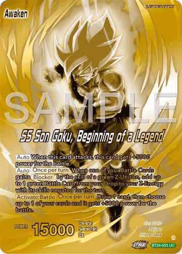Son Goku // SS Son Goku, Beginning of a Legend (BT24-055), Promotion Cards — DB Super card price