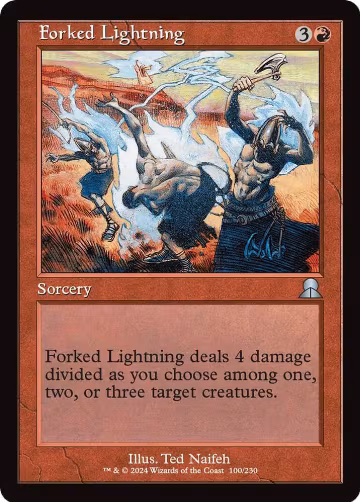 Forked Lightning (100/230), The List Reprints — Magic card price