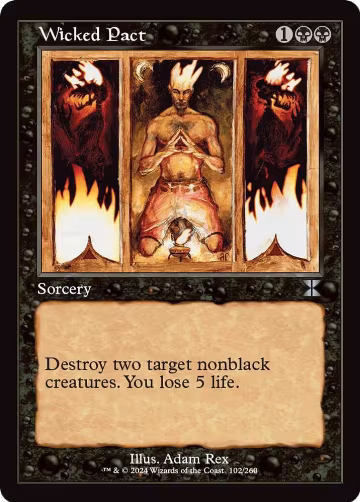 Wicked Pact (102/260), The List Reprints — Magic card price