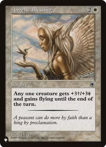 Angelic Blessing, The List Reprints — Magic card price