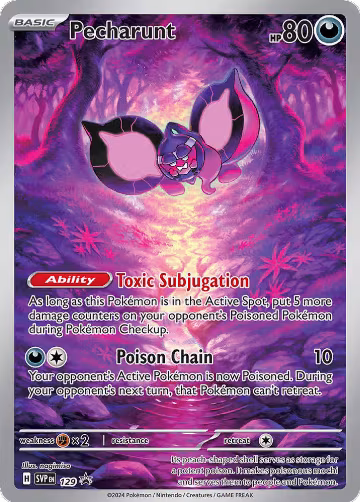 Pecharunt - 129 (129), Scarlet & Violet Promo Cards — Pokémon card price