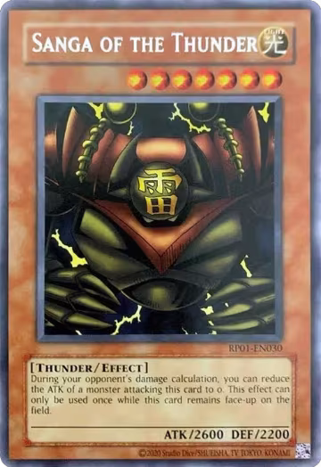 Sanga of the Thunder (RP01-EN030), Retro Pack (2020 Date Reprint) — Yu-Gi-Oh! card price