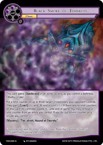 Black Smoke Of Tindalos (TSR-065 N), The Battle at the Sacred Ruins — Force of Will card price