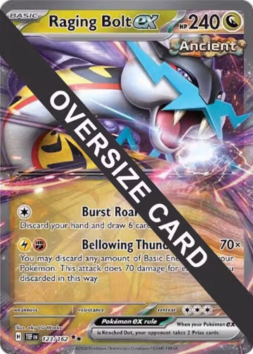 Raging Bolt ex - 123/162 (123/162), Jumbo Cards — Pokémon card price
