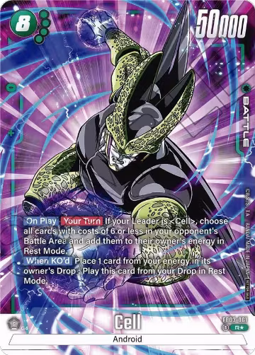 Cell (Tournament Pack -Winner- 03) (FB03-061), Tournament and Championship Promos — DB Fusion card price