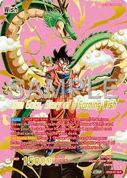 Son Goku // Son Goku, Story of a forming Wish (Alternate Art) (EX24-01), Promotion Cards — DB Super card price