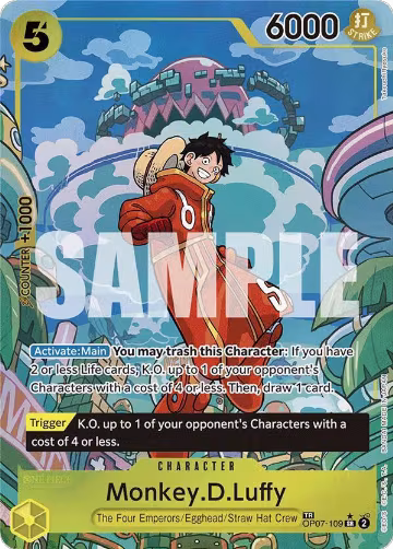 Monkey.D.Luffy (TR) (OP07-109) — card price