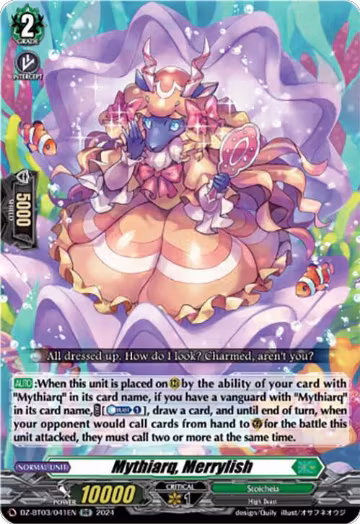 Mythiarq, Merrylish (DZ-BT03/041EN), DZ-BT03: Dimensional Transcendence — Vanguard card price