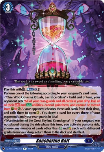 Saccharine Bait (DZ-BT03/067EN), DZ-BT03: Dimensional Transcendence — Vanguard card price