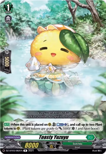Toasty Yuzuyu (DZ-BT03/082EN), DZ-BT03: Dimensional Transcendence — Vanguard card price