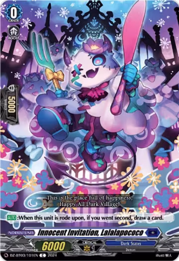 Innocent Invitation, Lalalapococo (DZ-BT03/101EN), DZ-BT03: Dimensional Transcendence — Vanguard card price