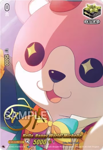 Hello, Happy World! Michelle (EX) (Foil) (DZ-BT03/EX25EN-S), DZ-BT03: Dimensional Transcendence — Vanguard card price