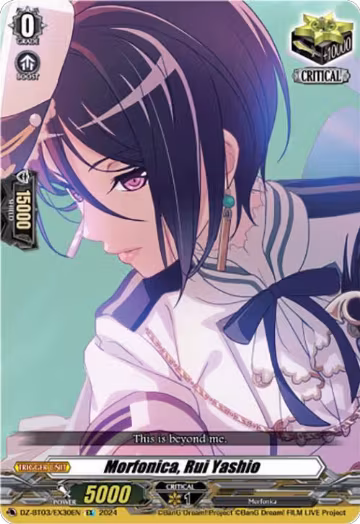 Morfonica, Rui Yashio (EX) (DZ-BT03/EX30EN), DZ-BT03: Dimensional Transcendence — Vanguard card price